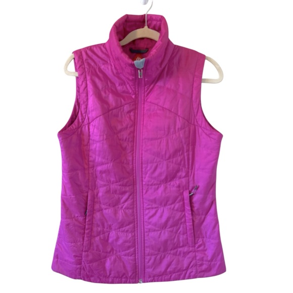 Columbia Women’s Omni Shield Advance repellency Pink Quilted Vest Size Medium - Picture 1 of 14